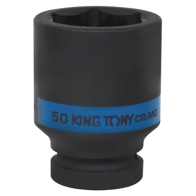 Головка торцевая ударная глубокая шестигранная 1", 50 мм 843550M King Tony