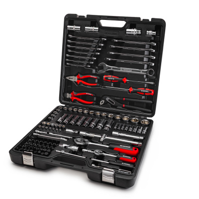 Набор ручных инструментов 1/2", 1/4"  121 предмет TECHNIC RUNTEC 