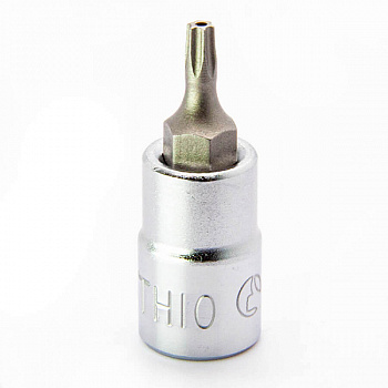 Тоцевая головка со вставкой TORX  с отверстием 1/4" TORX ТH10 Hans