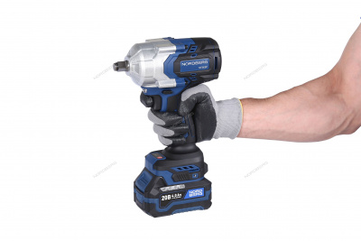 Гайковерт аккумуляторный, 1/2", 20 В, 1000 Нм, 2 аккумулятора 4 A и зарядное устройство, в кейсе NORDBERG