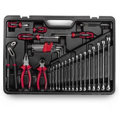 Набор ручных инструментов 143 предмета 1/2", 1/4" TECHNIC RUNTEC