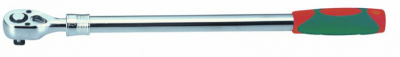 Трещотка телескопическая 460-600 мм, 1/2" с быстрым сбросом, 72 зуба HANS