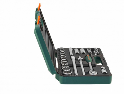 Набор головок торцевых Super Tech 1/2 DR с аксессуарами, 27 предметов Jonnesway S68H4127S