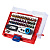 Набор вставок (бит) 1/4", TORX, HEX, PZ, PH, SLOT, 33 предмета 058-10033C Мастак