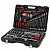 Набор ручных инструментов 143 предмета 1/2", 1/4" TECHNIC RUNTEC