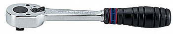 Трещотка 3/8", 200 мм, 32 зубца, флажковая, фиксатор 3779-08G King Tony