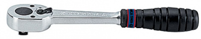 Трещотка 3/8", 200 мм, 32 зубца, флажковая, фиксатор 3779-08G King Tony