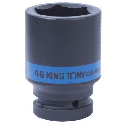 Головка торцевая ударная глубокая шестигранная 1", 46 мм 843546M King Tony