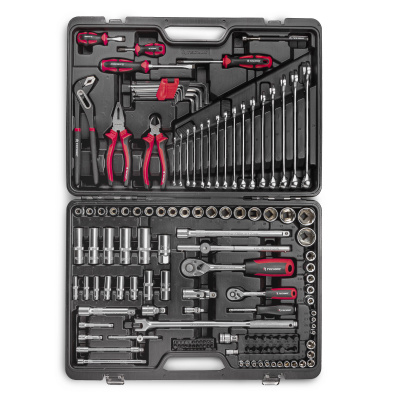 Набор ручных инструментов 143 предмета 1/2", 1/4" TECHNIC RUNTEC