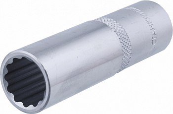 Головка торцевая длинная 1/2'', 12-гранная, 15 мм, СТАНКОИМПОРТ
