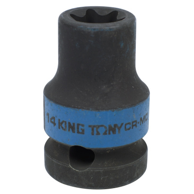 Головка торцевая ударная Е-стандарт 1/2", E14, L = 38 мм 457514M King Tony