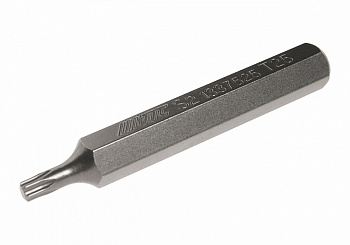 Бита TORX Т25х75мм 10мм удлиненная S2 JTC-1337525
