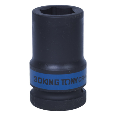 Головка торцевая ударная глубокая шестигранная 1", 30 мм 843530M King Tony