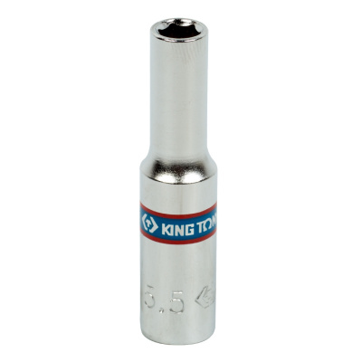 Головка торцевая глубокая шестигранная 1/4", 5,5 мм 223555M King Tony
