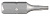 Вставка (бита) торцевая 1/4", PLUS, IPR40, L = 25 мм, 5-ти лучевой 102540V King Tony