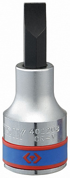 Насадка (бита) торцевая 1/2", Slotted, 14,0х2,5 мм, L = 60 мм KING TONY 402214