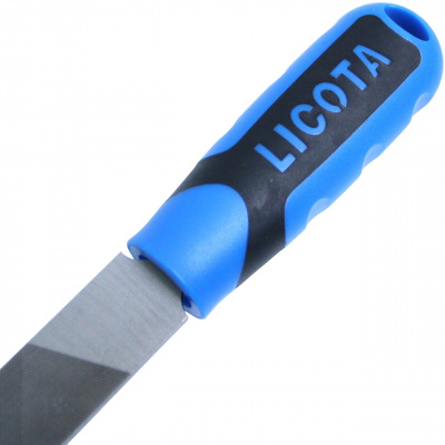Напильник плоский бархатный №3, 200 мм, с рукояткой Licota 
