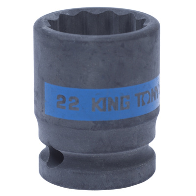 Головка торцевая ударная двенадцатигранная 1/2", 22 мм 453022M King Tony