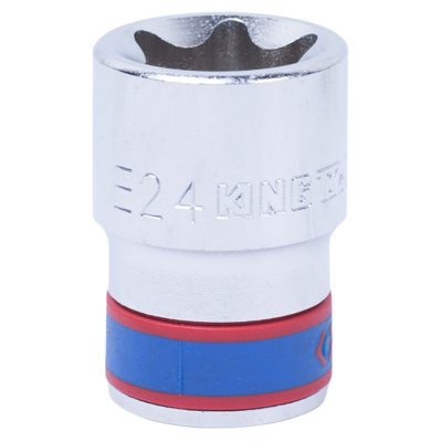 Головка торцевая Е-стандарт 1/2", E24, L = 39 мм 437524M King Tony