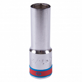  Головка торцевая глубокая шестигранная 1/2", 9/16", дюймовая KING TONY