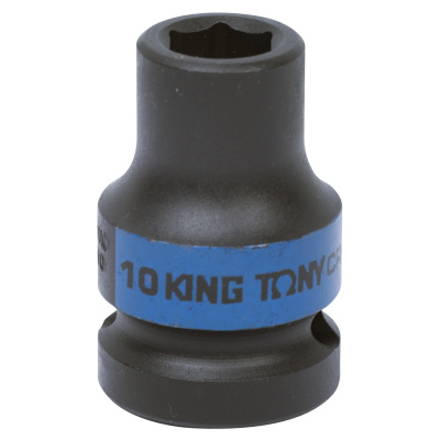 Головка торцевая ударная шестигранная 1/2", 10 мм 453510M King Tony