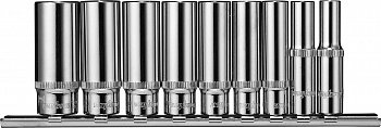 Набор головок торцевых глубоких Ombra 1/2"DR на держателе, внешний TORX®, E10-E24, 9 предметов