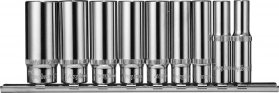 Набор головок торцевых глубоких Ombra 1/2"DR на держателе, внешний TORX®, E10-E24, 9 предметов
