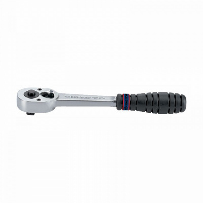 Трещотка 3/8", 200 мм, 32 зубца, флажковая с кнопкой, фиксатор 3771-08G King Tony