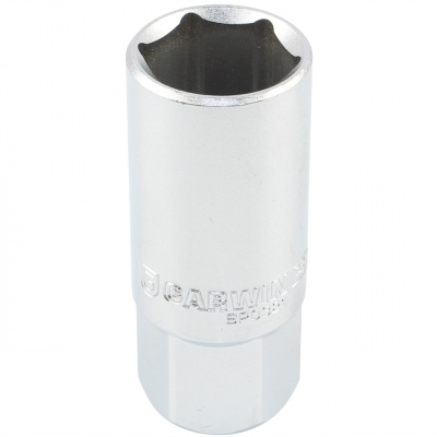 Головка, 1/2", 21 мм, торцевая, 6-гранная, глубокая, свечная GARWIN PRO