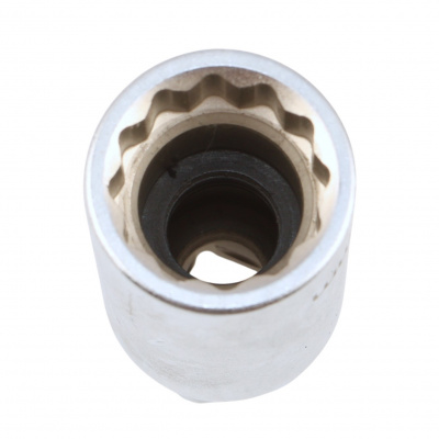 Головка, 3/8", 18 мм, торцевая, 12-гранная, глубокая, свечная Licota