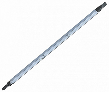 Вставка (бита) для отвертки 91232, Slotted 5 мм / Pozidriv №1 KING TONY 1317501ZN