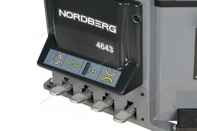 Станок шиномонтажный 380V автомат, 2х скоростн, зажимы 16-30" (серый) NORDBERG 