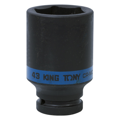 Головка торцевая ударная глубокая шестигранная 3/4", 43 мм 643543M King Tony