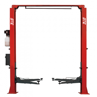 Двухстоечный подъемник 4т с верхней синхронизацией, 220В (электрический спуск) GTE
