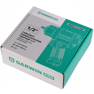 Гайковерт пневматический 1/2" 1200 Нм (123 кГм) ударный, композитный GARWIN PRO