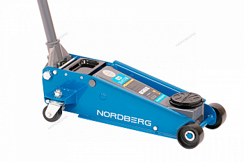 Домкрат подкатной 3 тонн 120-450 мм с резиновой насадкой NORDBERG N32030