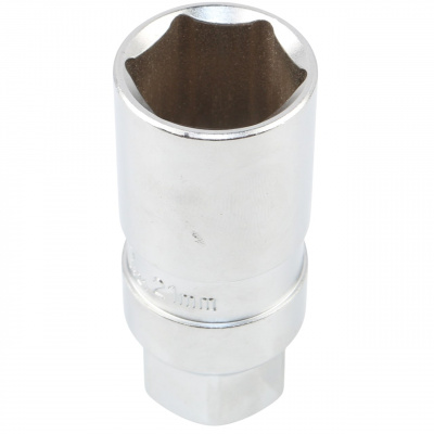 Головка, 3/8", 21 мм, торцевая, 6-гранная, глубокая, свечная Licota