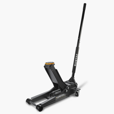 Домкрат подкатной низкого подхвата 3 т, 75-505 мм, усиленный, Quick Up RUNTEC 