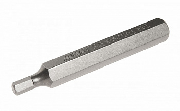 Бита HEX H5х75мм 10мм удлиненная S2 JTC-1357505