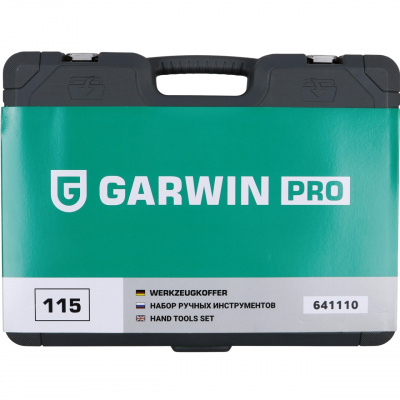 Набор ручных инструментов 1/4" и 1/2", 115 предметов GARWIN PRO 