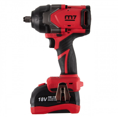 Гайковерт аккумуляторный ударный 1/2", 1600 Нм, 18 В MIGHTY SEVEN