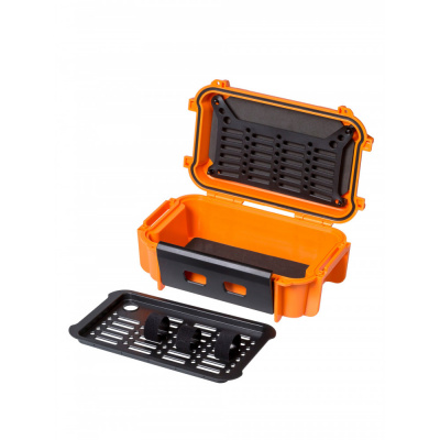 Кейс пластиковый объем 2.57л, Orange, для инструмента внутренние размеры 230*140*80мм, IP67  ORT