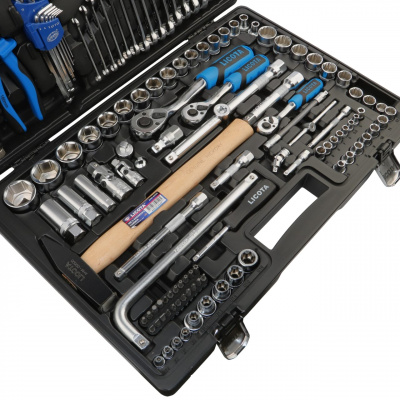 Набор инструмента 1/4", 3/8", 1/2", 131 предмет Licota  