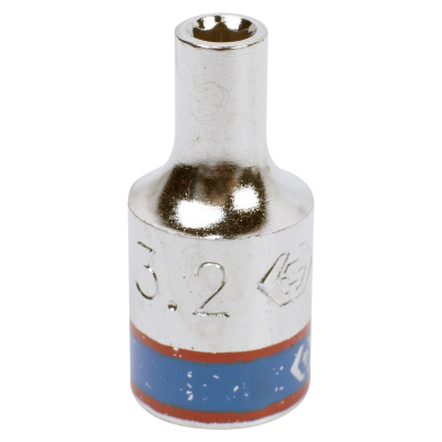 Головка торцевая стандартная шестигранная 1/4", 3,2 мм 233532M King Tony