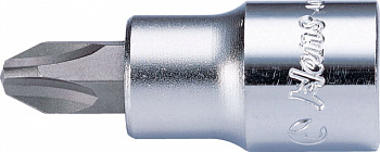 Торцевая головка короткая 1/4" PH1, Hans