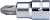 Торцевая головка короткая 1/4" PH1, Hans