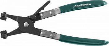 Щипцы для пружинных хомутов с поворотными захватами Jonnesway 