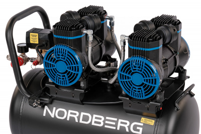 Компрессор безмасляный 220В, ресив. 50л, 500 л/мин NCEO50/500 NORDBERG