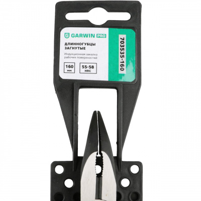 Длинногубцы, изогнутые, 160 мм GARWIN PRO