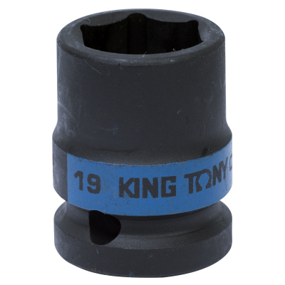 Головка торцевая ударная шестигранная 1/2", 19 мм 453519M King Tony